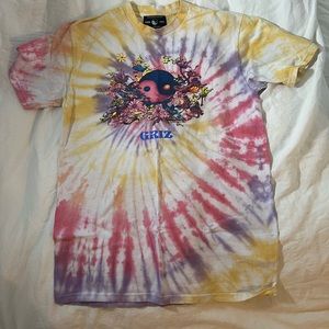 Sold out griz rainbow brain sherbet tie dye tshirt
